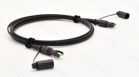 आउटडोर FTTH फाइबर ऑप्टिक पैच कॉर्ड मिनी एससी एपीसी जलरोधक कनेक्टर