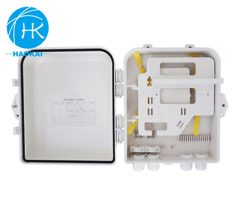 ऑप्टिकल फाइबर FTTH टर्मिनेशन बॉक्स स्टील फाइबर ऑप्टिक स्प्लिट बॉक्स 24 कोर