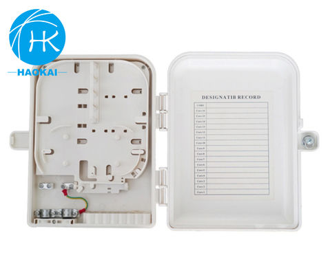 पोल माउंटेड ABS प्लास्टिक FTTH टर्मिनेशन बॉक्स ऑप्टिकल जंक्शन बॉक्स 16कोर