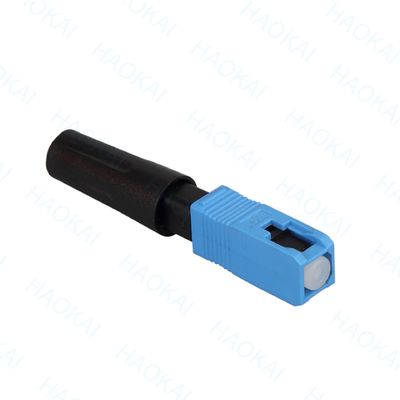 एससी यूपीसी फाइबर ऑप्टिक फास्ट कनेक्टर 0.9mm 2.0mm सिंगल मोड एससी फाइबर कनेक्टर