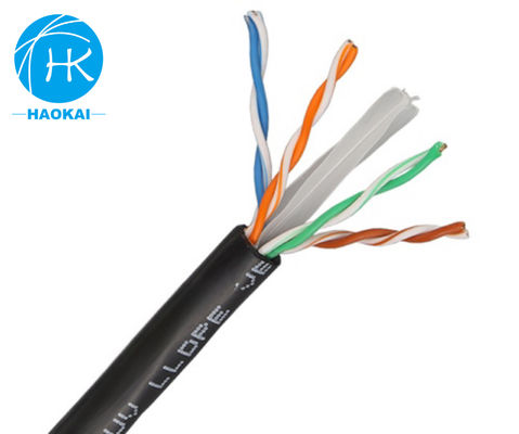 एफटीपी CAT6A इनडोर लैन केबल 23awg शील्ड कॉपर नेटवर्क केबल