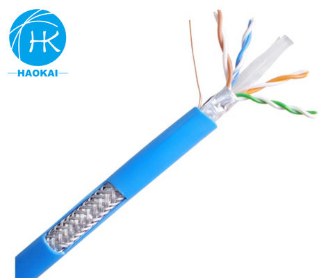हाई स्पीड इंडोर लैन केबल Rj45 305m SFTP CAT6 डेटा केबल