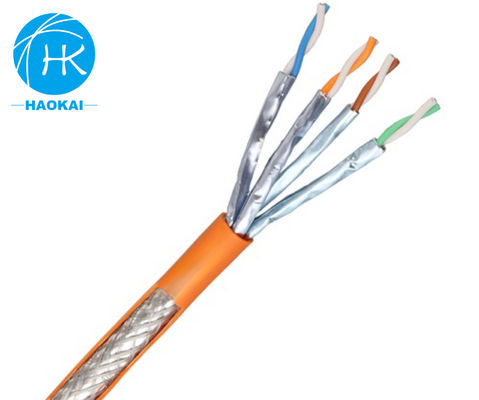 पीवीसी जैकेट आउटडोर SFTP CAT6 LAN केबल CCA इंटरनेट नेटवर्क केबल