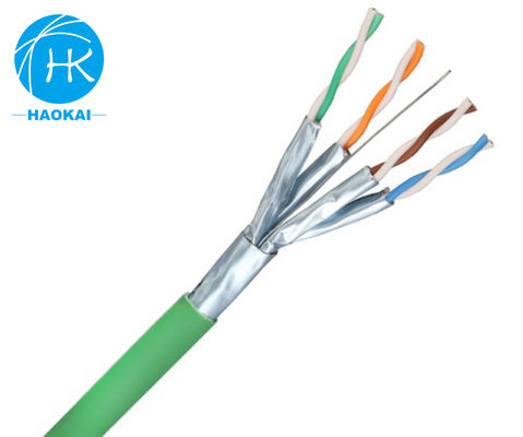 डबल जैकेट SFTP CAT6 इंटरनेट केबल 305m आउटडोर लैन केबल