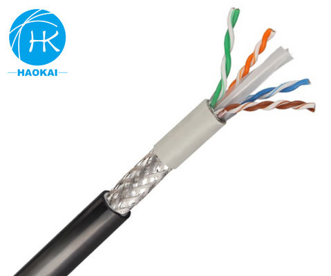 डबल जैकेट SFTP CAT6 इंटरनेट केबल 305m आउटडोर लैन केबल