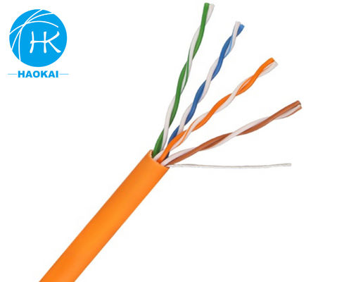 आउटडोर 2 जोड़ी लैन केबल UTP CAT5E मैसेंजर के साथ 4pr 24awg