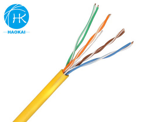 आउटडोर 2 जोड़ी लैन केबल UTP CAT5E मैसेंजर के साथ 4pr 24awg