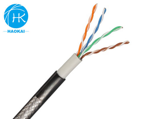 सीसीए इनडोर लैन नेटवर्क केबल SFTP CAT5E इको फ्रेंडली पीवीसी जैकेट