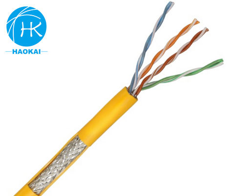 सीसीए इनडोर लैन नेटवर्क केबल SFTP CAT5E इको फ्रेंडली पीवीसी जैकेट