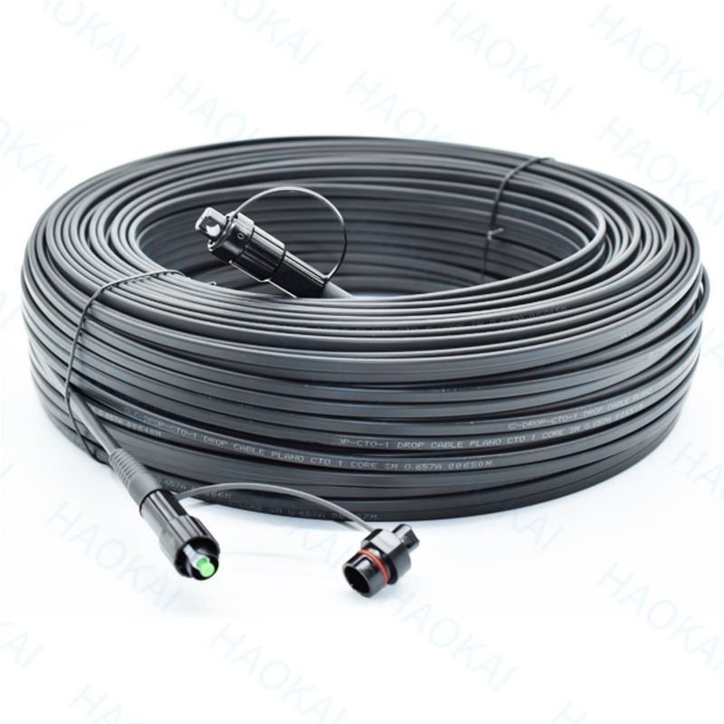आउटडोर FTTH फाइबर ऑप्टिक पैच कॉर्ड मिनी एससी एपीसी जलरोधक कनेक्टर