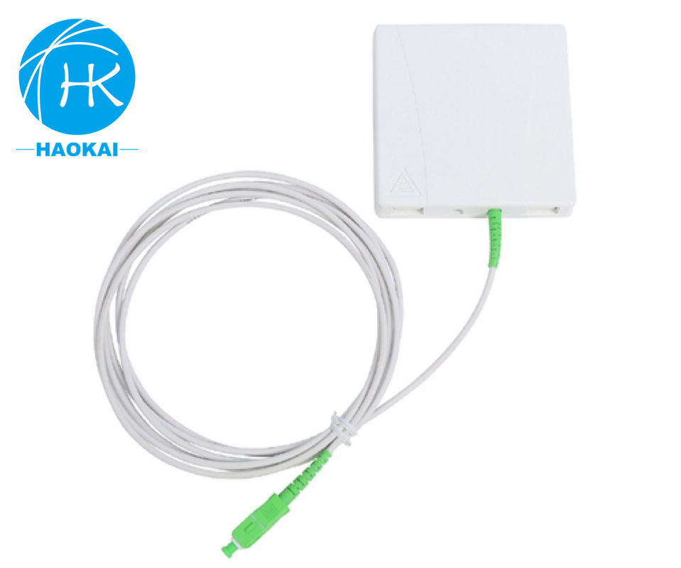 वॉल माउंट मिनी FTTH टर्मिनेशन बॉक्स फाइबर ऑप्टिक SM पीटीओ एटीबी बॉक्स पिगटेल के साथ